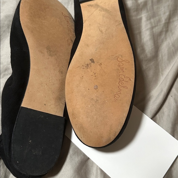 Sam Edelman Classic Black Suede Flats Size 11 - Picture 3 of 5